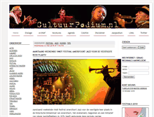 Tablet Screenshot of cultuurpodium.nl